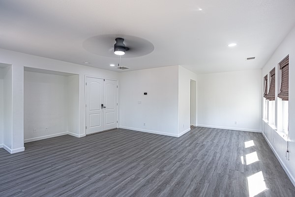 Master suite unfurnished