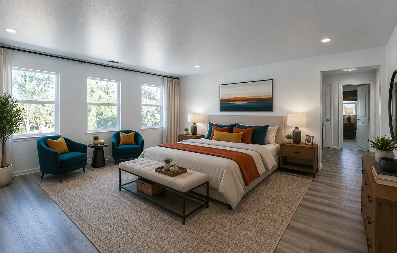 Master suite bedroom