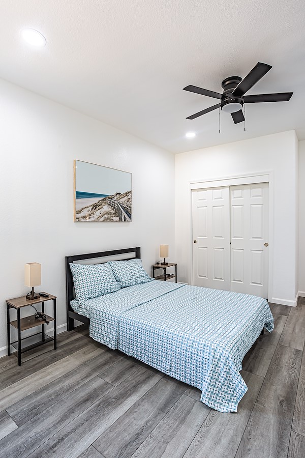 Furnished Room 4 · bedroom view