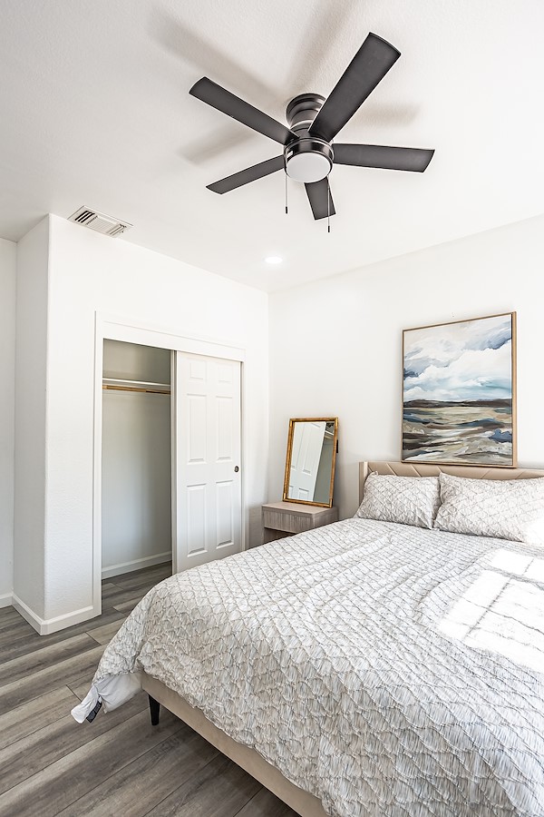 Furnished Room 5 · open closet